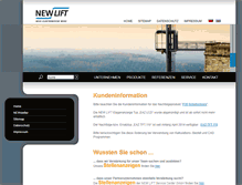 Tablet Screenshot of newlift.de